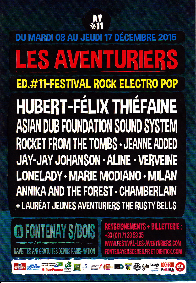 Flyer Festival Les Aventuriers