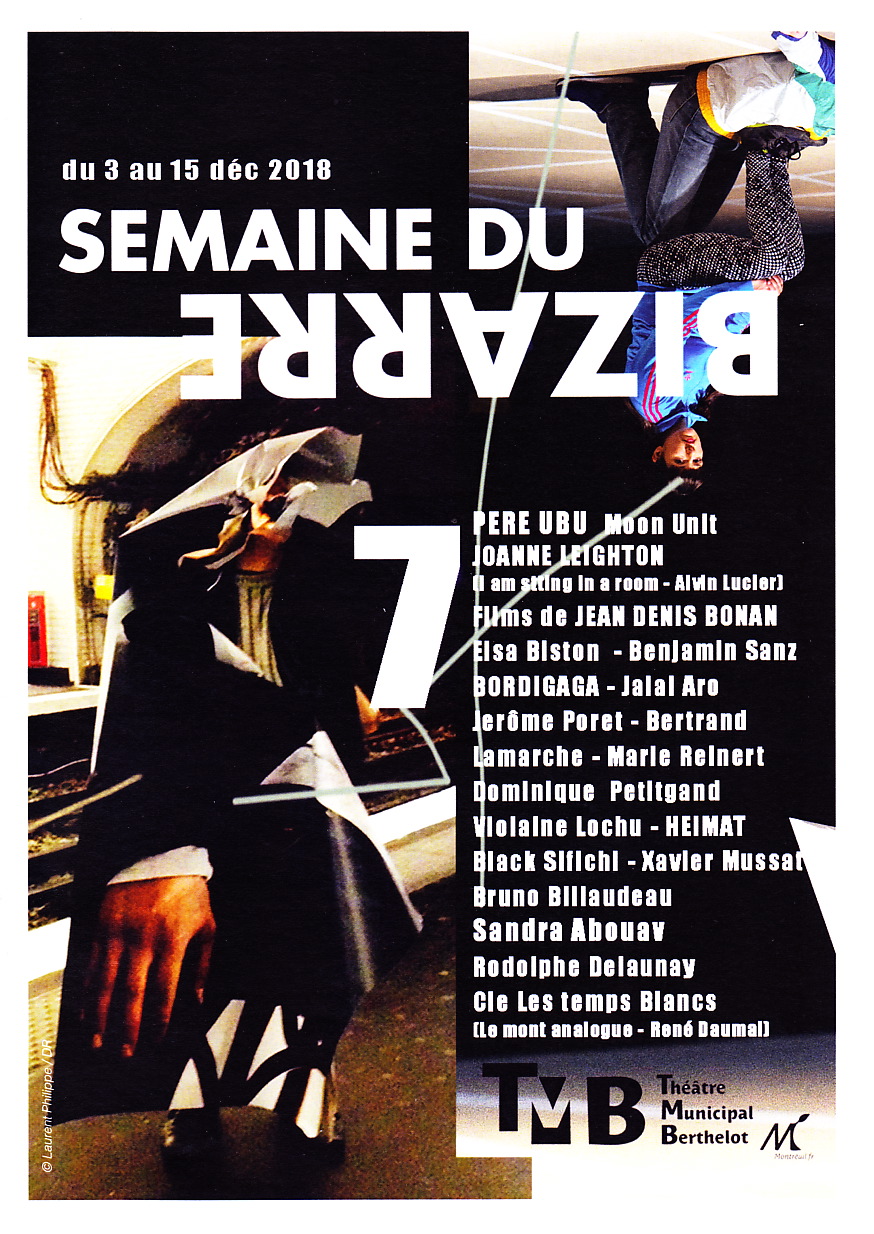 Programme Festival Semaine du Bizarre