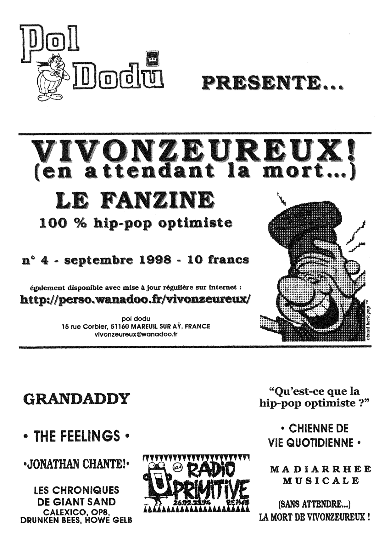 Vivonzheureux n4, septembre 1998