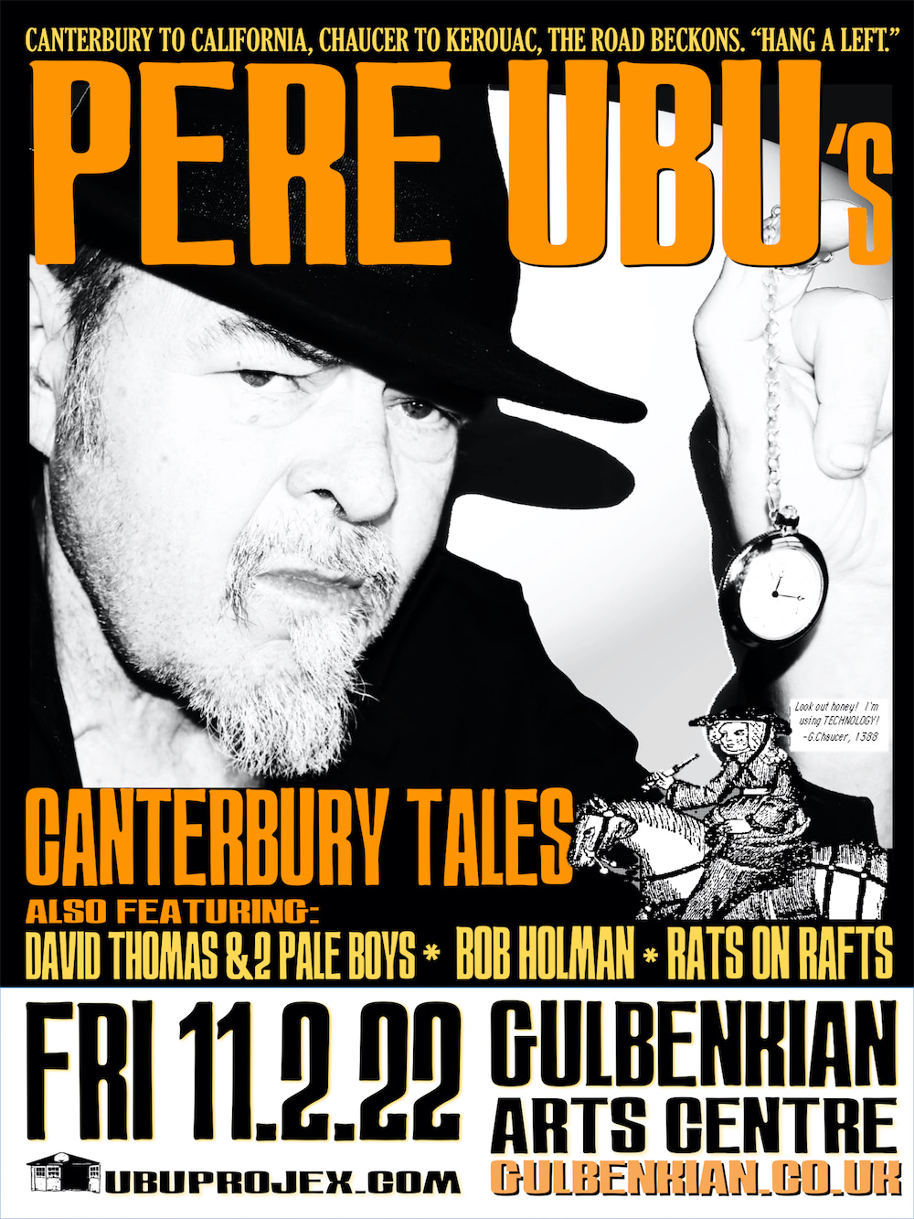 flyer du concert de Canterbury