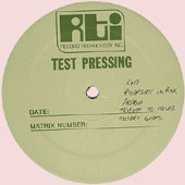 Art Of Walking Test pressing