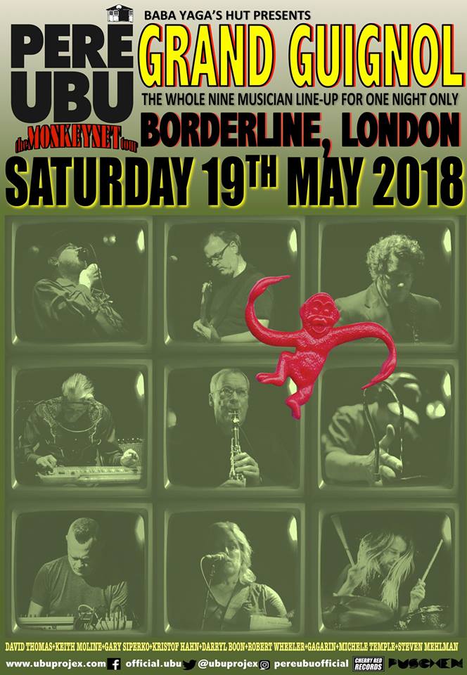 affiche du concert de Londres Grand Guignol