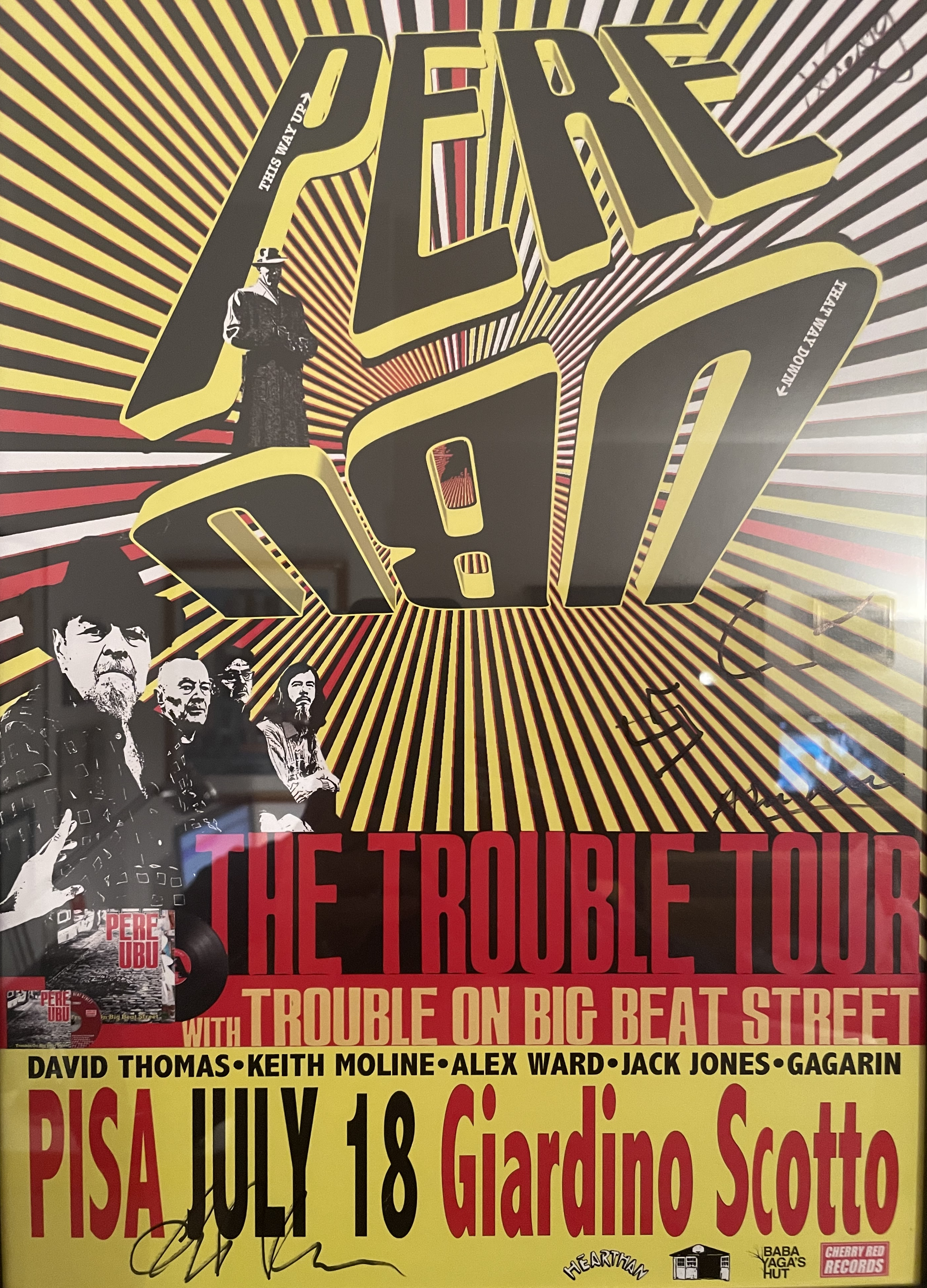 affiche du Trouble Tour, Pise, Italie, 2023